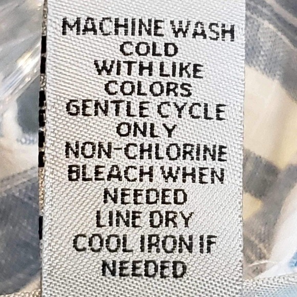 Catherines Womens Blazer Open Front Jacket Size 2X Linen Blend Blue White New - Picture 7 of 10